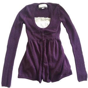 babydoll mohair knit sweater